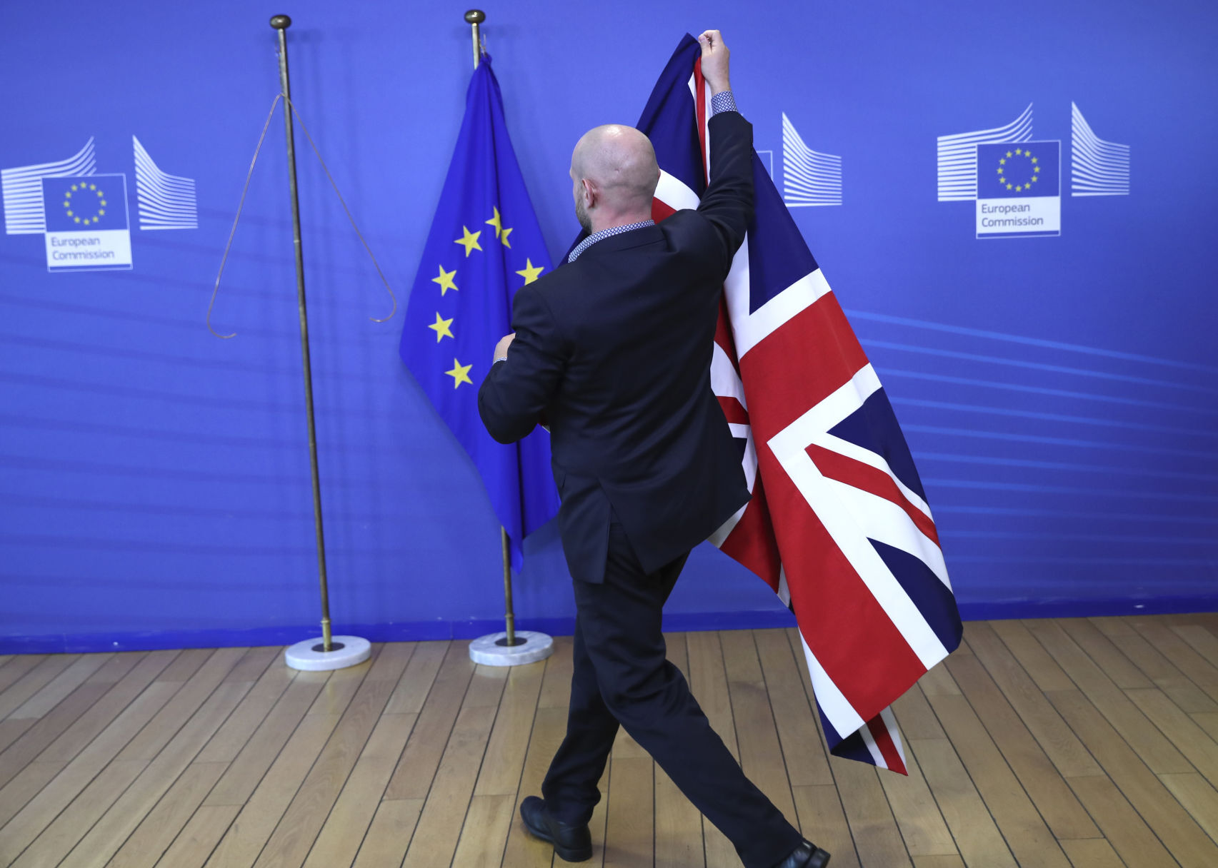 APTOPIX Belgium EU Brexit
